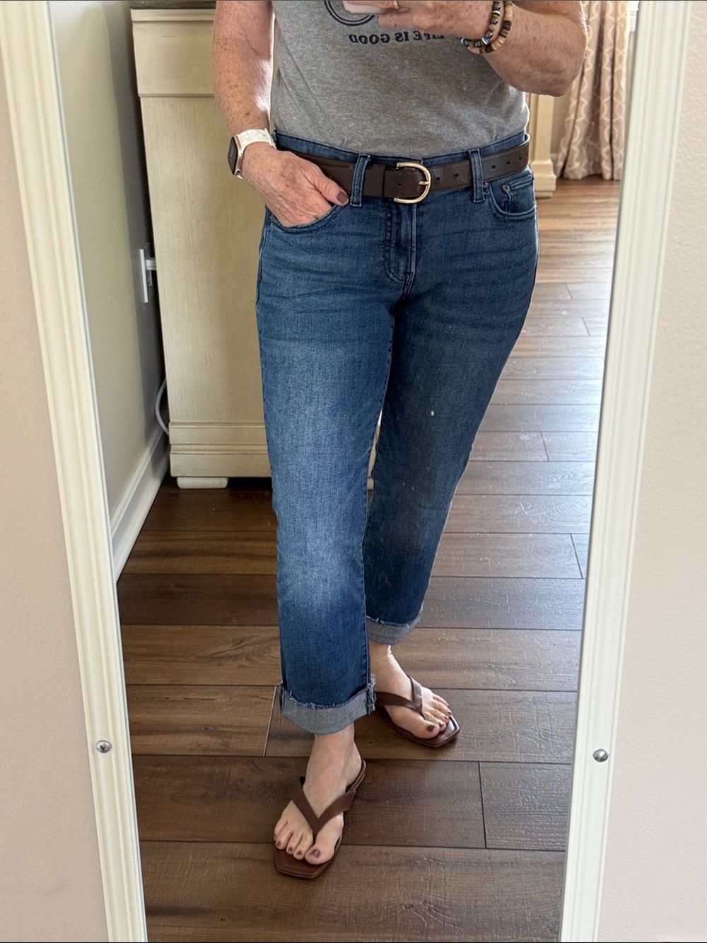 Lucky Brand Sweet Mid Rise Crop Medium Wash Jeans